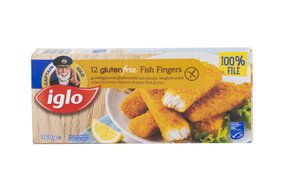 Iglo Rybie prsty v cestíčku mrazené bezlepkové 336 g Iglo Rybie prsty v cestíčku mrazené bezlepkové 336 g