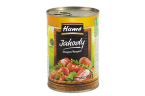Jahodový kompót 425ml  4-5