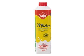 Mlieko plnotučné ČERSTVÉ 1L
