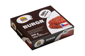 Hovädzie mäso na Hamburger mrazené 300 g (2 x 150 g) Burgr jako kráva Hovädzie mäso na Hamburger mrazené 300 g (2 x 150 g) Burgr jako kráva