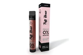 Jednorázová e-cigareta Puff House Lychee ZERO 800+