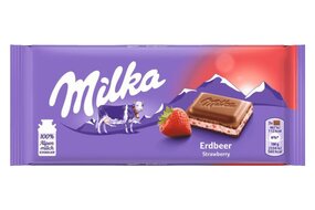 Čokoláda Milka jahodová 100 g  210-2