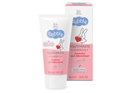 Detská zubná pasta jahoda Bebble 50 ml