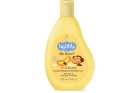 Detský šampón a sprchový gél 2v1 banán Bebble 250 ml