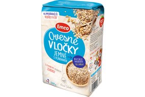 Emco Ovsené vločky jemné s vlákninou 500 g Emco Ovsené vločky jemné s vlákninou 500 g
