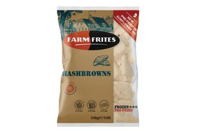 Zemiakové rösti Oválne placky hashbrown 2,5 kg Zemiakové rösti Oválne placky hashbrown 2,5 kg