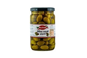 Olivy zelené kráľovské s kôstkou 1550 g Olivy zelené kráľovské s kôstkou 1550 g