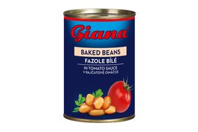 Fazuľa biela v tomate 415 ml Fazuľa biela v tomate 415 ml