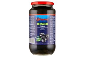 Olivy čierne celé bez kôstkové 935g 20-8 Olivy čierne celé bez kôstkové 935g 20-8