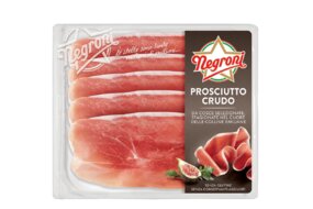 Zrejúca šunka prosciutto crudo krájaná 100 g Zrejúca šunka prosciutto crudo krájaná 100 g