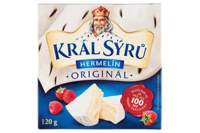 Syr Hermelín Král Sýrů 120 g Syr Hermelín Král Sýrů 120 g