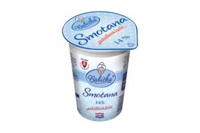 Smotana kyslá Babička 14% 200 g