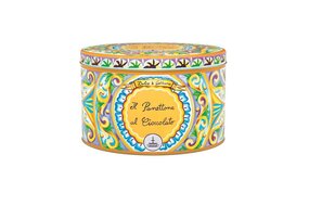 Panettone čokoládové plechovka Dolce & Gabbana 500 g, Fiasconaro Panettone čokoládové plechovka Dolce & Gabbana 500 g, Fiasconaro