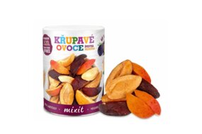 Slivka & Marhuľa – Chrumkavé lyofilizované ovocie 65 g Mixit