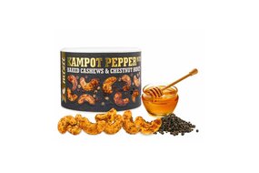Oriešky z pece - Kampotské korenie a med 160 g Mixit