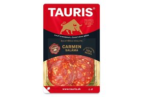 Saláma Carmen krájaná 75 g Tauris