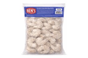 Krevety 26/30 vylúpané mrazené 800 g (s chvostom bez hlavy)