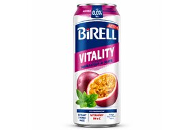 Pivo Birell nealkoholické Vitality Marakuja & Maté 500 ml
