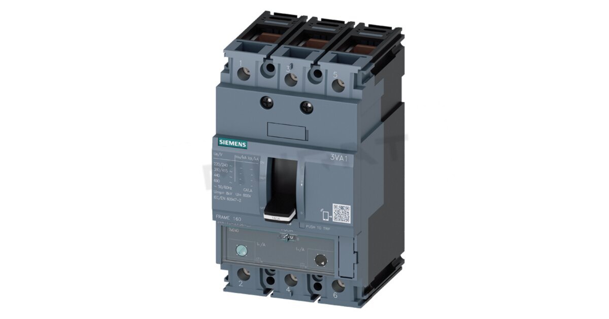 MD3VA istič 3VA1116-3EF36-0AA0 3P 160A pre vedenie za 436,6500