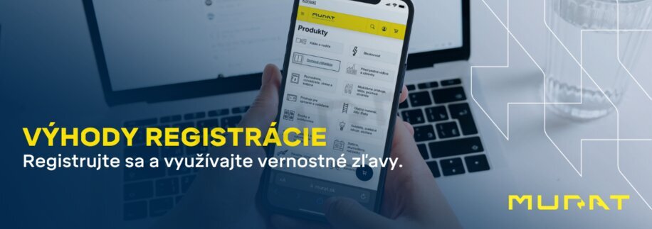 Prečo sa registrovať na e-shope MURAT