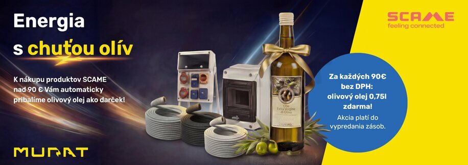 Akcia SCAME Energia s chuťou olív